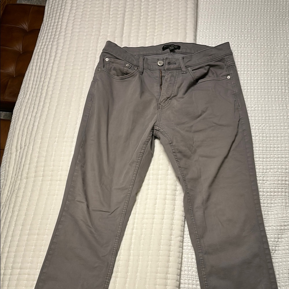 Banana Republic Stretch Flex Gray Men's Chinos